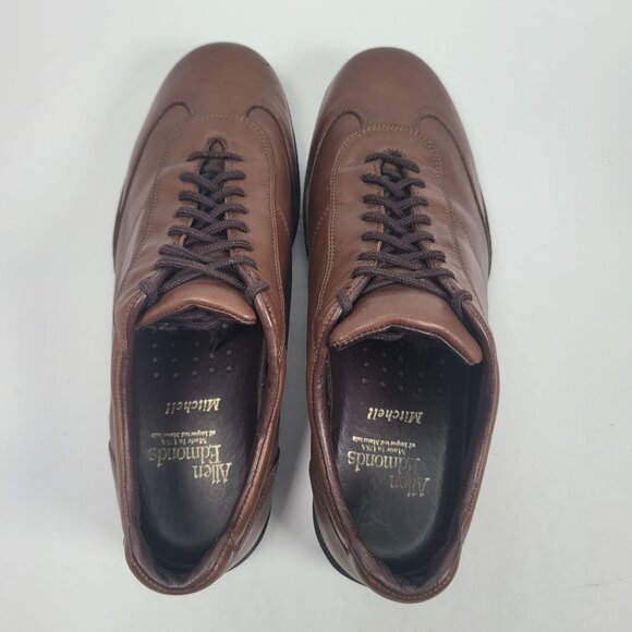 Alan Edmonds Mitchell Men's Brown Leather Oxford Casual Shoes 7.5E - Picture 5 of 8